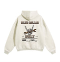 Blue Collar Built Oversized Hoodie
