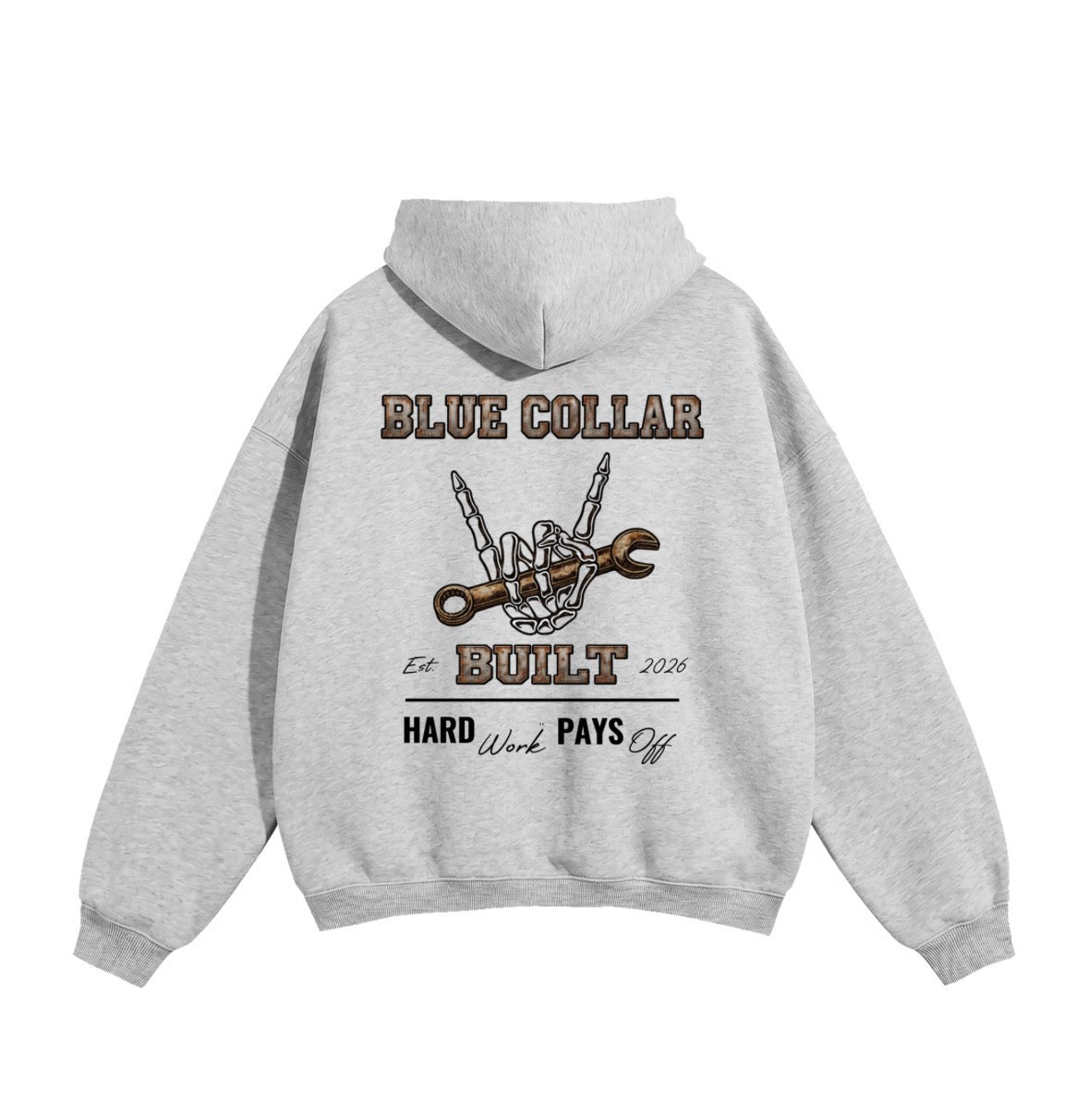Blue Collar Built Oversized Hoodie