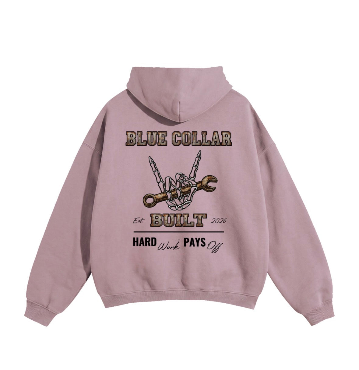 Blue Collar Built Oversized Hoodie