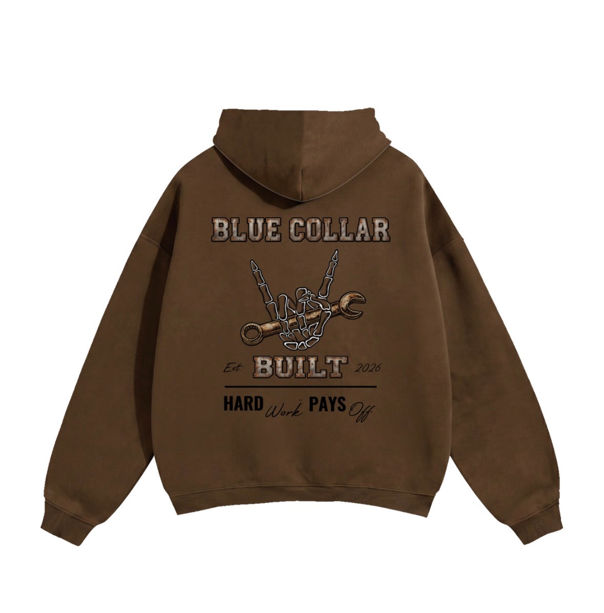 Blue Collar Built Oversized Hoodie