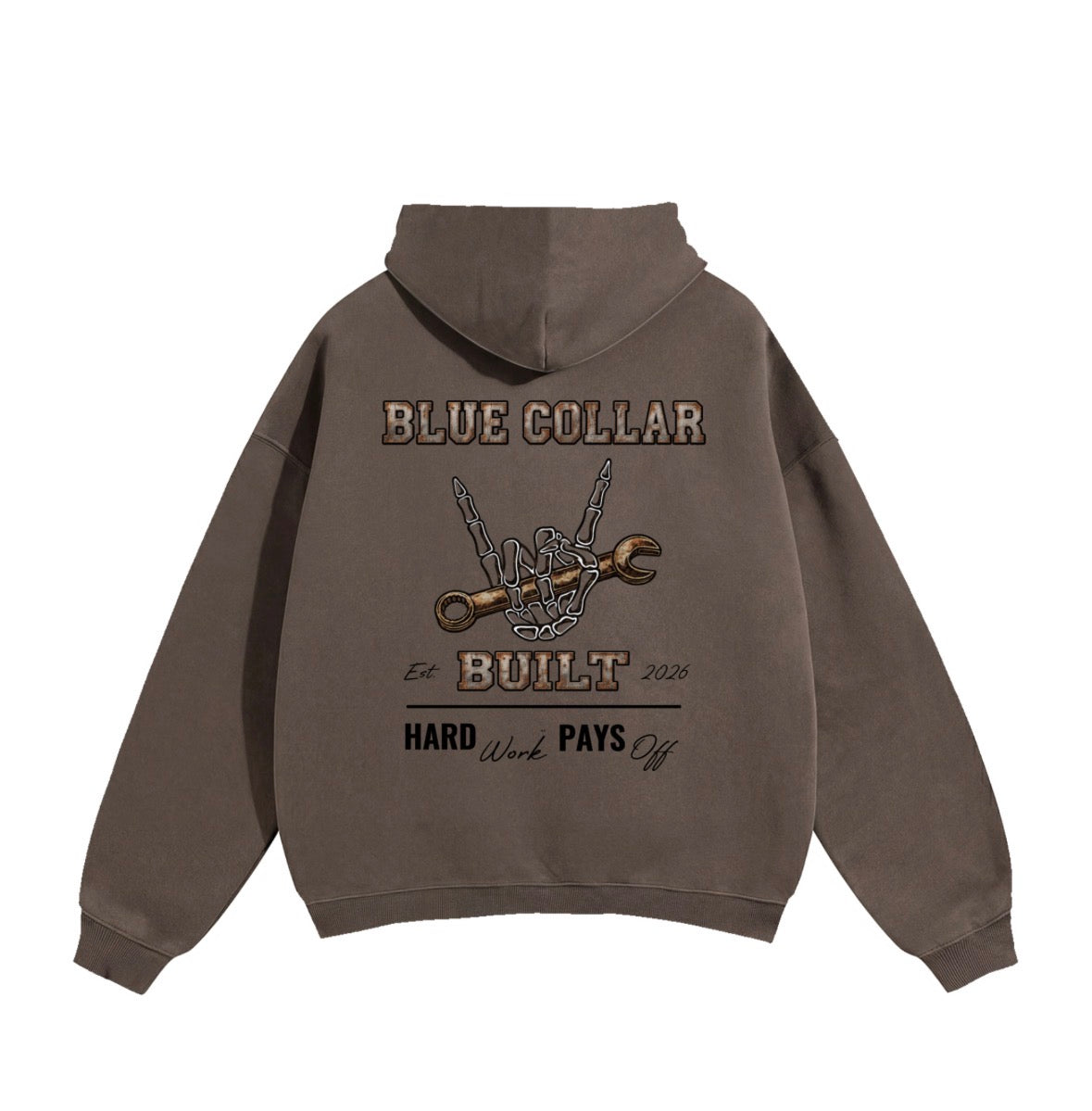 Blue Collar Built Oversized Hoodie