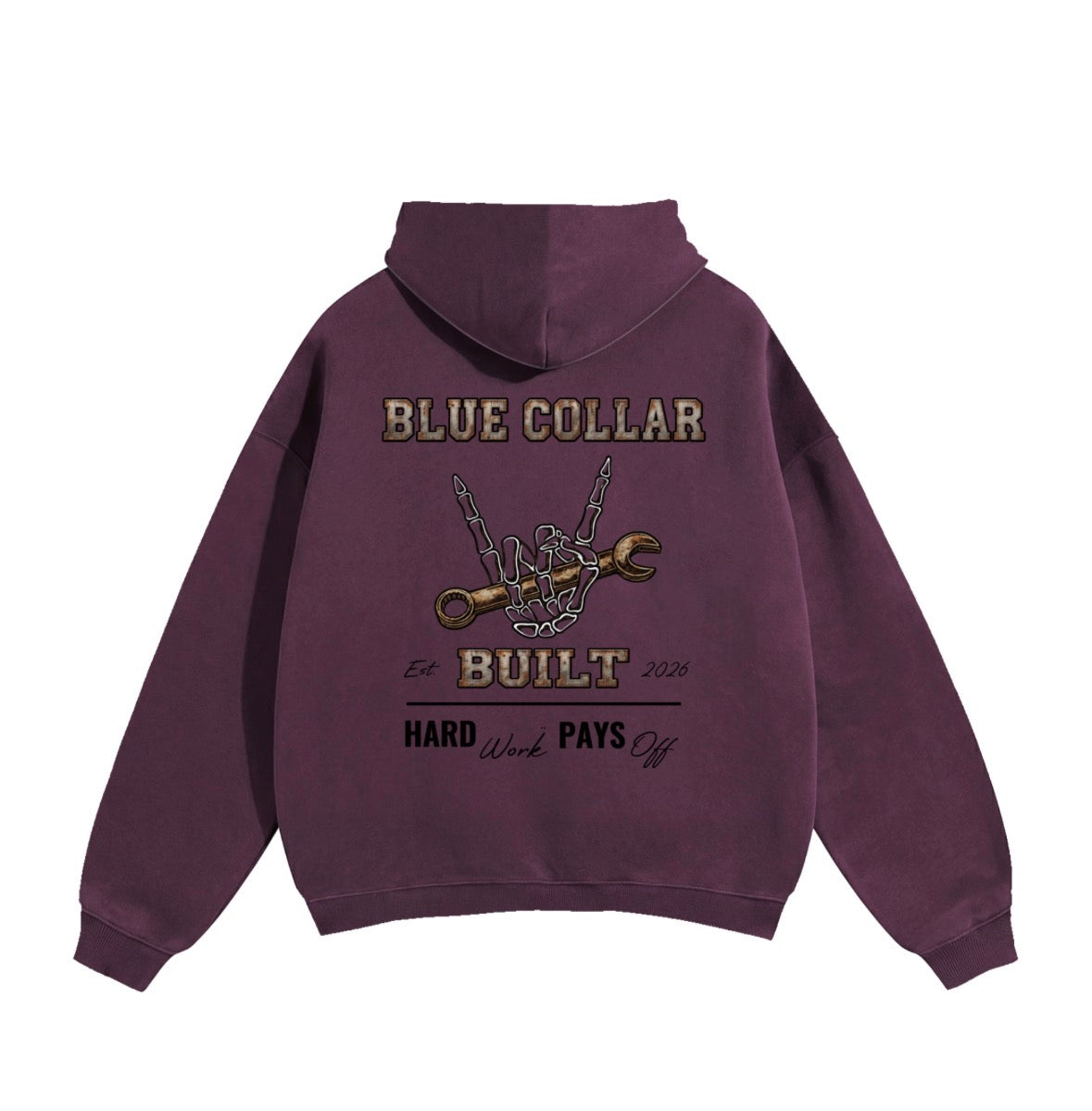Blue Collar Built Oversized Hoodie