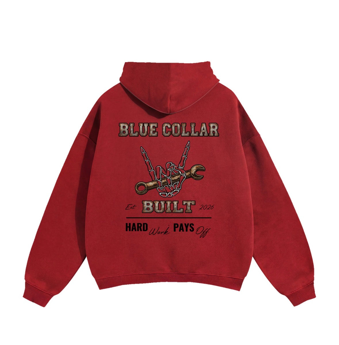 Blue Collar Built Oversized Hoodie