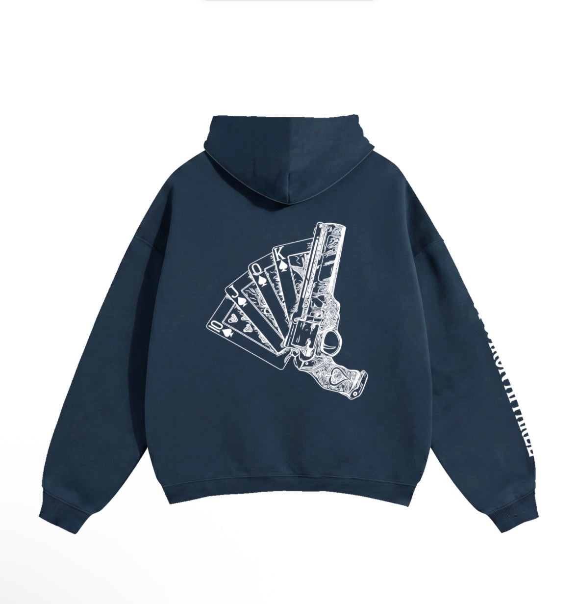 Royal Flush Oversized Hoodie