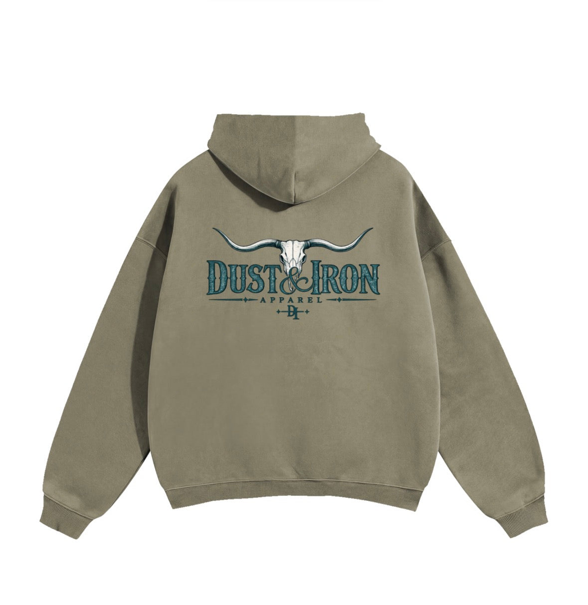 D&I Teal Oversized Hoodie